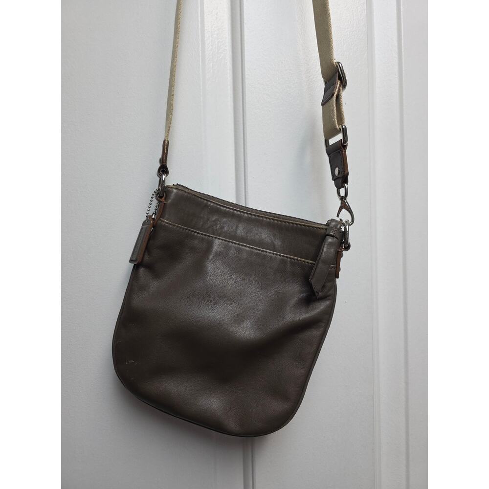 Coach Swing back Brown Leather Crossbody Bag M0826-42585 - Picture 3 of 7